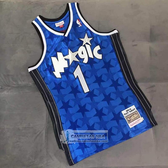 Camiseta Orlando Magic Tracy McGrady Mitchell & Ness 2000-01 Azul